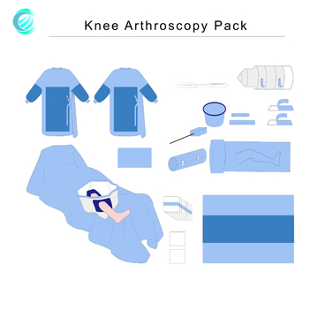 SMS Sterile Disposable Surgical Packs Knee Arthroscopy Drape CE Certificate