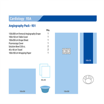 Hospital Disposable Surgical Angiography Kit Angiography Set