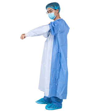 Sterilization Blue EO SMS Disposable Surgical Gown