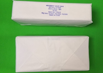 Medical Absorbent Gauze Pad Hemostatic Gauze Breathable For Wound Care