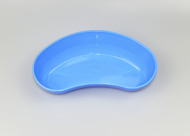 Disposable Medical Plastic Hospital Kidney Dish 700cc / 900cc Blue Color