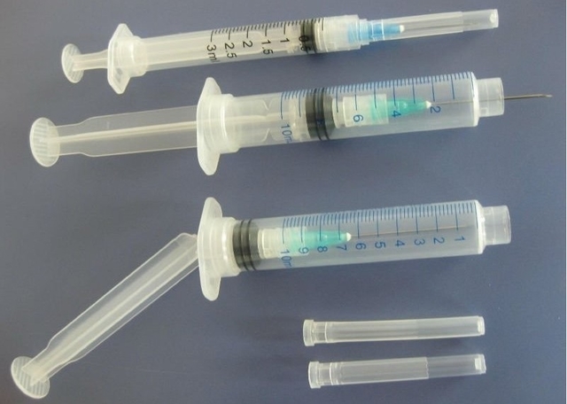 Disposable Medical 1ml -60ml Plastic Syringe Luer Slip Tip With Needle