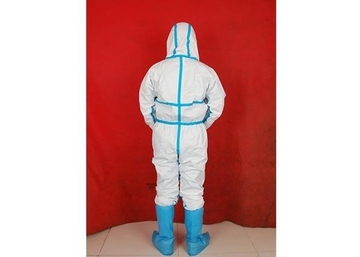 Waterproof Reinforced Surgical Gown Work Wear Uniform For Hospital / Laboratory