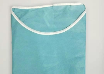 Long Sleeves Green Disposable Surgical Gown Barrier Surgical Gown Breathable