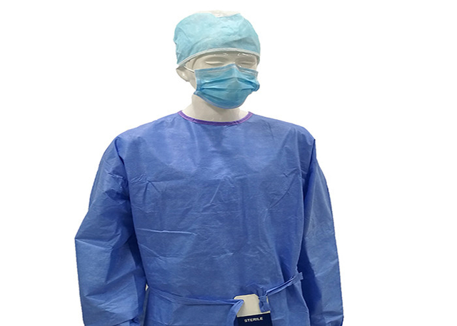 Green Disposable Surgical Gown ,  Patient Hospital Isolation Gowns Infection Control