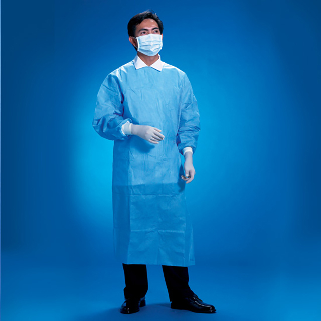 Reinforced Medical Disposable Surgical Gown Easy Wearing Waterproof Anti Statics